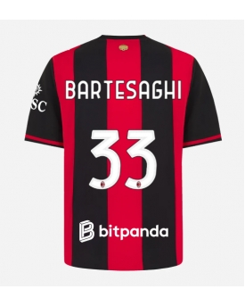 Billige Fotballdrakt AC Milan Davide Bartesaghi #33 Replika Hjemmedrakt 2026-27 Kortermet Billige Fotballdrakt AC Milan Davide Bartesaghi #33 Replika Hjemmedrakt 2026-27 Kortermet